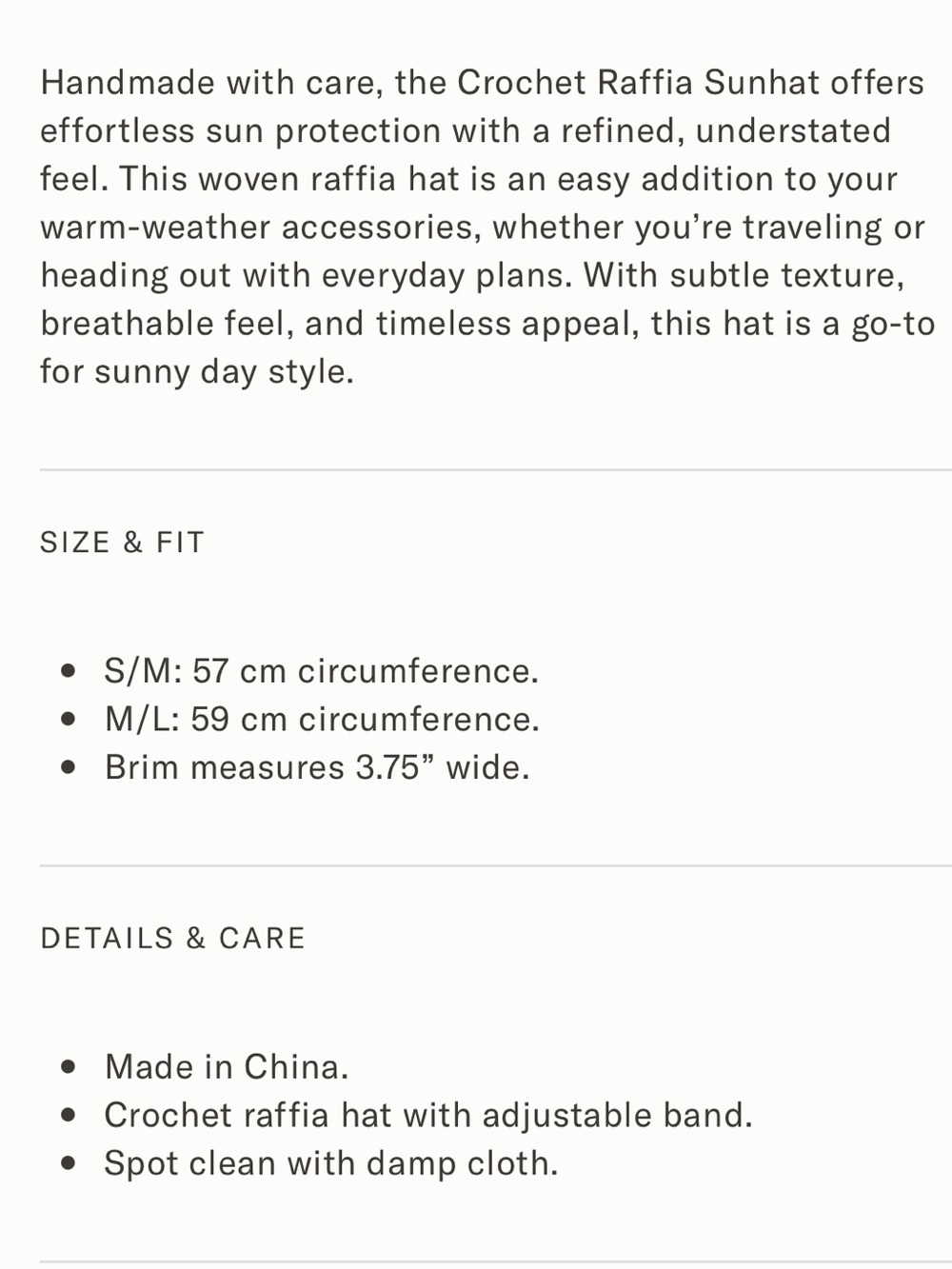 Jenni Kayne crochet raffia sunhat - NWT - Picture 10 of 10